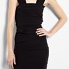 Preen Black Olympia Ted Satin Dress in Black - Lyst