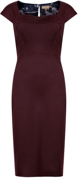 Ted Baker Pirad Tailored Flannel Suit Dress - Lyst