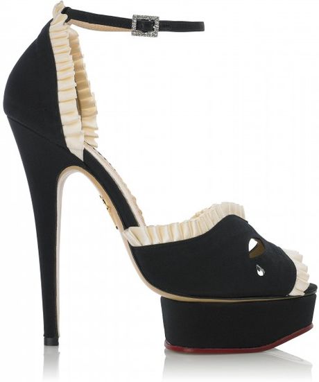 Charlotte Olympia Masquerade in Black - Lyst