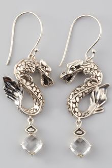 John Hardy Naga Batu Drop Earrings  - Lyst