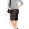 Mason By Michelle Mason Silk Backed Fine Knit Cashmere Top in Blue (grey) - Lyst
