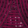 Oscar De La Renta Silk Chiffon Appliquéd And Sequined Silk Tulle Dress in Purple (cranberry) - Lyst