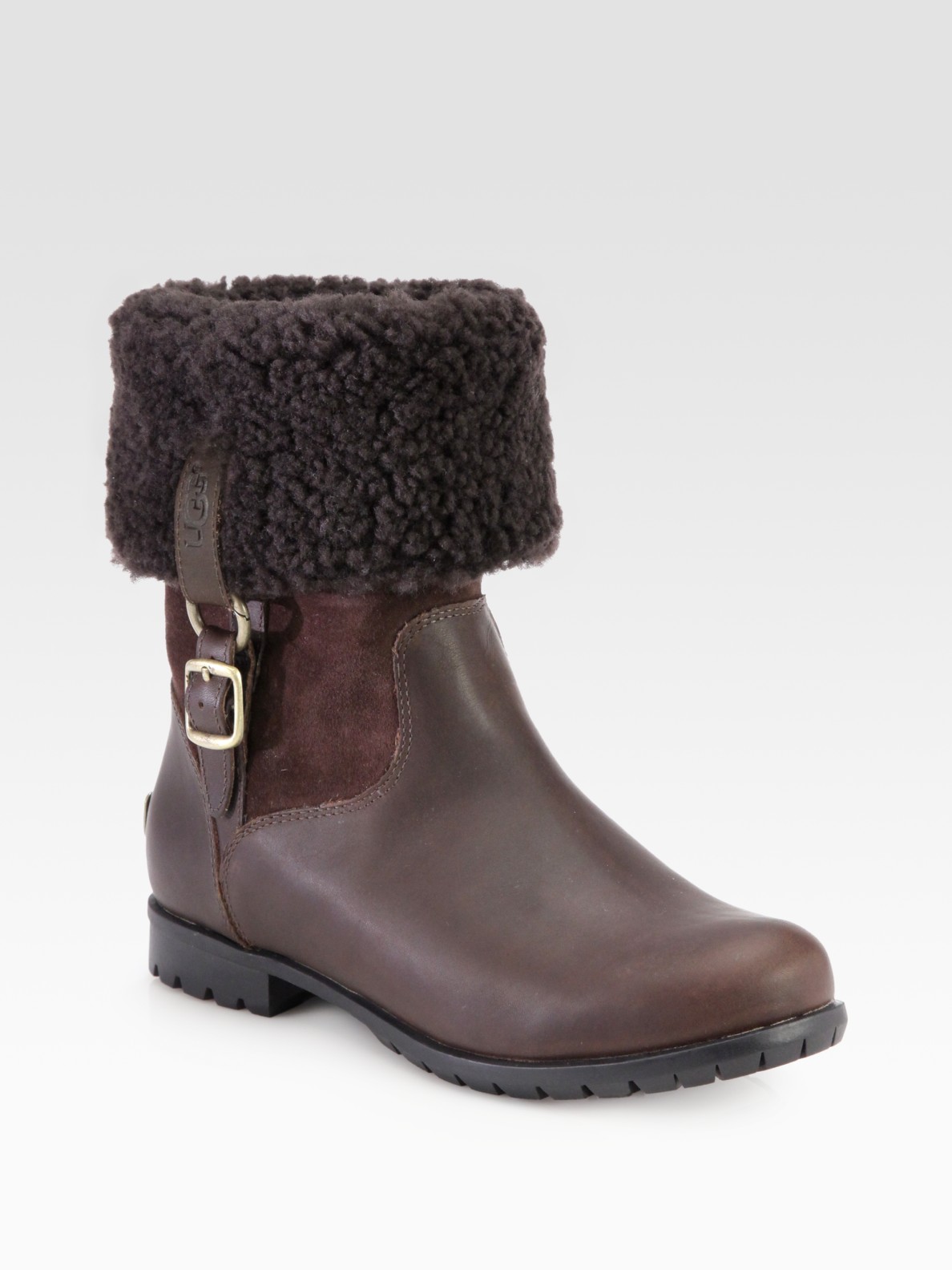 ugg shearling lined leather boots ugg shearling lined leather boots
