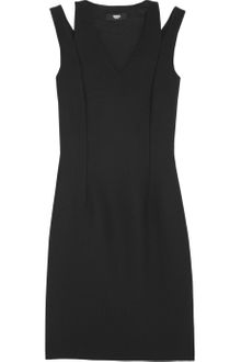 Versus  Cutout Stretch Twill Mini Dress - Lyst