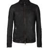Allsaints Tricky Leather Bomber Jacket in Black for Men - Lyst