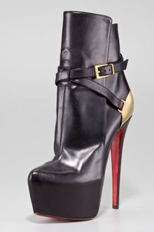 Christian Louboutin Equestria Heel-plate Bootie - Lyst