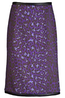 Christopher Kane Leopard Pencil Skirt - Lyst