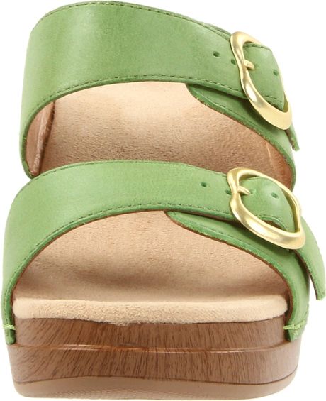 Dansko Dansko Womens Sophie Sandal in Green (keylime) | Lyst