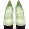 Nicholas Kirkwood Floral Brocade Platform Pumps in Green (black green) - Lyst