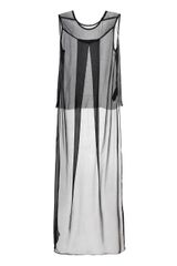 Raquel Allegra Tuxedo Chiffon Top