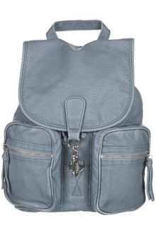 Topshop Large Washed Clip Backpack - Lyst