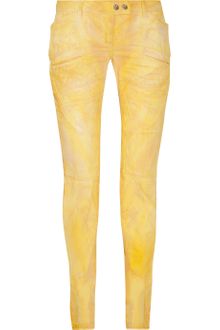 Balmain Biker Low-Rise Skinny Jeans - Lyst