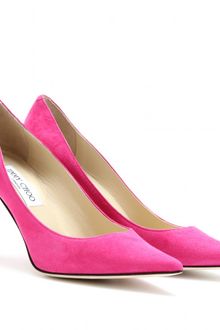 Jimmy Choo Agnes Suede Pumps - Lyst