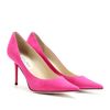 Jimmy Choo Agnes Suede Pumps in Pink (fuschia) - Lyst