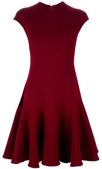 Lanvin Pleated Dress - Lyst