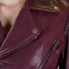 Mcq By Alexander Mcqueen Biker Jacket in Purple (oxblood) - Lyst