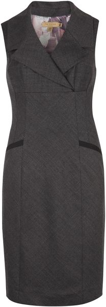 Ted Baker Rhid Tailored Contrast Suit Dress - Lyst