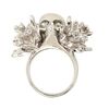 Alexander Mcqueen Skull Cocktail Ring Ottone in Silver (d) - Lyst
