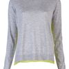 Mason By Michelle Mason Silk Back Sweater in Gray (green) - Lyst