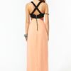 Nasty Gal Block Party Maxi Dress in Pink (black) - Lyst