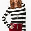 Nasty Gal In Line Crop Knit in Black - Lyst