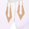 Nasty Gal Sharp Lock Earrings in Gold - Lyst