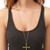 Nasty Gal Wired Cross Pendant in Gold - Lyst
