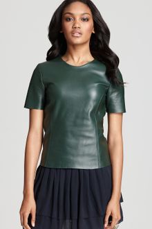 Sachin & Babi Leather Top Barcelona Short Sleeve - Lyst
