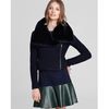 Sachin & Babi Jacket Caitlin with Faux Fur Trim in Blue (midnight) - Lyst