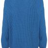 Topshop Knitted Textured Grunge Jumper in Blue (cobalt) - Lyst