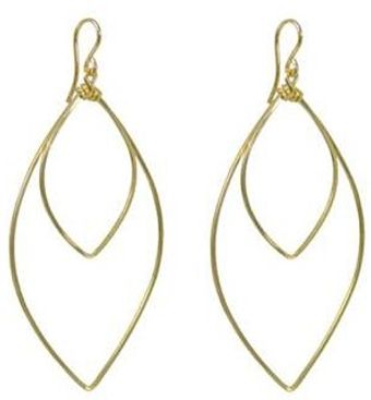 Viv & Ingrid Arrow Double Hoops - Lyst