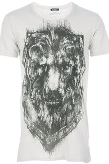 Pierre Balmain Lion Print Tshirt - Lyst