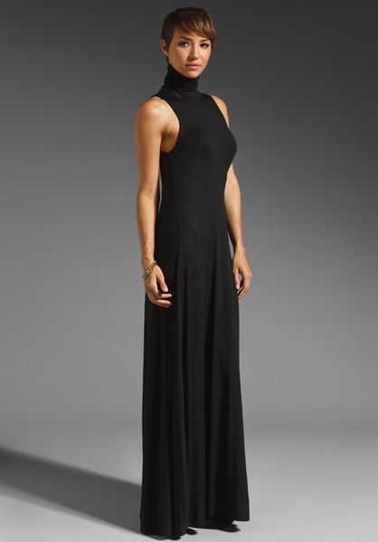 Rachel Pally Turtleneck Maxi Dress In Black Lyst