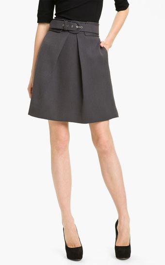 Milly Aude Wool Skirt - Lyst