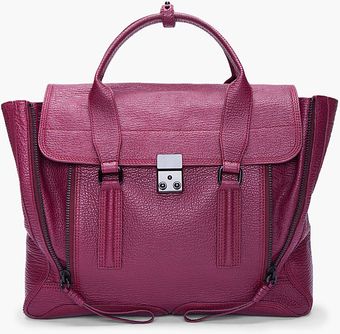3.1 Phillip Lim Burgundy Pashli Satchel - Lyst