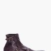Alexander Mcqueen Dark Brown Leather Monk Boots in Brown for Men - Lyst