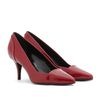 Proenza Schouler Boxcalf Kitten Heel Pumps in Red - Lyst