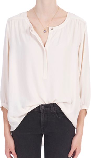 Rag & Bone Maharastra Shirt in White (ivory) - Lyst