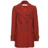 See By Chloé Doublebreasted Herringbone Wool Jacket in Red (rust) - Lyst
