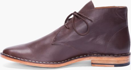 dark brown desert boots