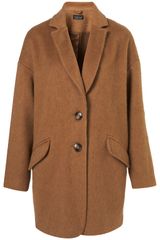 Topshop Mohair Boyfriend Coat