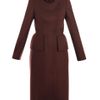 Alexander Mcqueen Peplum Coat in Purple (burgundy) - Lyst