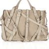 Alexander Wang Kirsten Multistrap Suede Satchel in Beige (sand) - Lyst