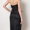 Bottega Veneta Bustier Woven Dress in Black - Lyst