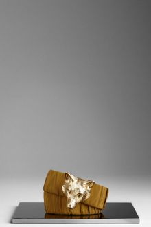 Burberry Fox Detail Silk Belt - Lyst