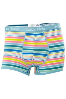 Calvin Klein Stripe Underwear Trunk - Lyst