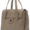 Elie Saab Large Squared Tote Bag in Gray (beige) - Lyst