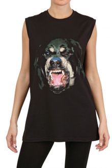 Givenchy Rottweiler Print Cotton Jersey Tank Top - Lyst