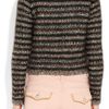 Isabel Marant Barte Striped Knitted Cardigan in Gray (multi) - Lyst