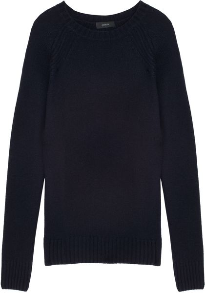 Joseph Cashmere Round Neck Sweater in Blue for Men (navy) - Lyst
